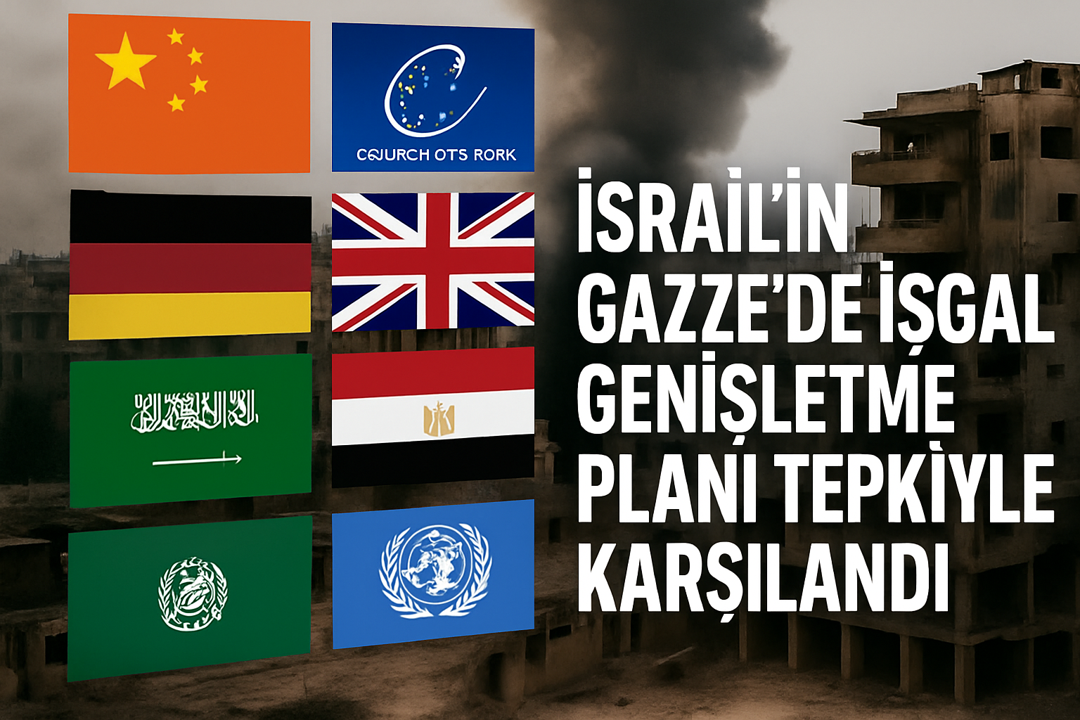 İsrail’in Gazze Şehrini İşgal Planı Tepkiyle Karşılandı